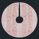 Saia Para Árvore De Natal De Poliéster Flores Têxteis, Rosas, Blush, de cor-de-rosa<br><div class="desc">Este design apresenta um padrão cor-de-rosa metálico falso, chique, rosa, com flores muito bonito que fazem com que este fundo pareça um papel de parede retrô elegante que estaria em uma casa no estilo vitoriano. O olhar de cima é uma menina muito feminina, reluzente com um encanto romântico de cabanas....</div>