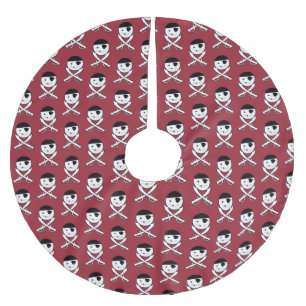 Saia Para Árvore De Natal De Poliéster Friendly Jolly Roger