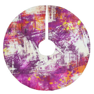 Saia Para Árvore De Natal De Poliéster Fundo dos Abstrato de Bolsas Escuros