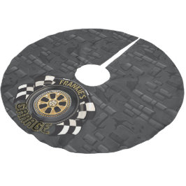 Saia Para Árvore De Natal De Poliéster Garagem de Carro de Músculo de Arco Quente com Sin