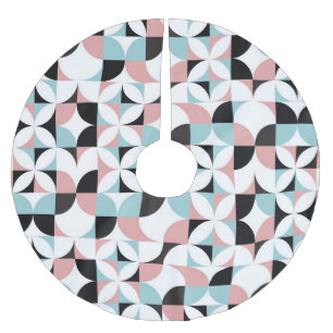 Saia Para Árvore De Natal De Poliéster Geometria minimalista, estilo escandinavo trabalho