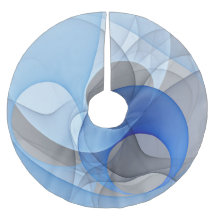 Gráfico de Arte Fractal de Cinza Azul Moderno