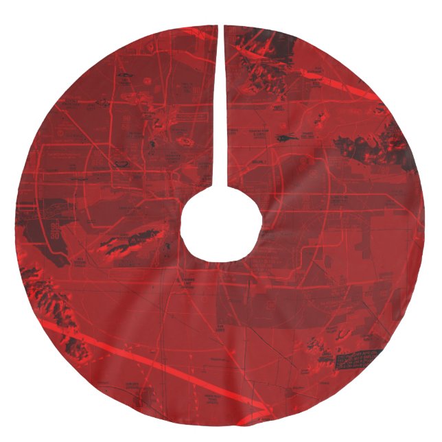 Saia Para Árvore De Natal De Poliéster Gráfico TAC Phoenix (Frente)