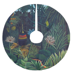 Saia Para Árvore De Natal De Poliéster Henri Rousseau - O Sonho / Le Reve