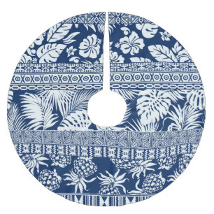 Saia Para Árvore De Natal De Poliéster Hibiscus, folhas: papel de parede do ornamento hav