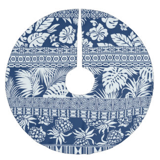 Saia Para Árvore De Natal De Poliéster Hibiscus, folhas: papel de parede do ornamento hav