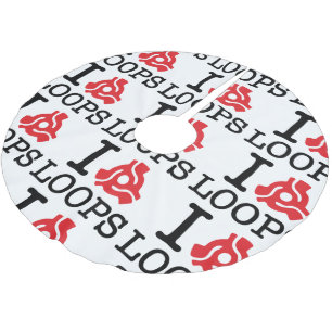 Saia Para Árvore De Natal De Poliéster I 45 Loops de adaptador