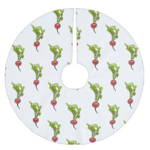 Saia Para Árvore De Natal De Poliéster Ilustração de desenho animado