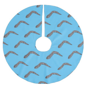 Saia Para Árvore De Natal De Poliéster Ilustração de desenho animado de enguia-de-moray