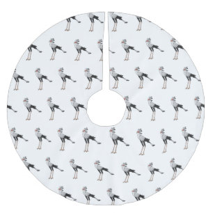 Saia Para Árvore De Natal De Poliéster Ilustração de desenho animado do Secretário Pássar