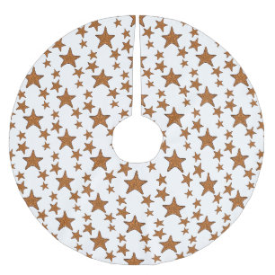 Saia Para Árvore De Natal De Poliéster Ilustração de desenho de Starfish
