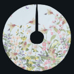 Saia Para Árvore De Natal De Poliéster Ilustração de Vintagem de Jardim Floral de Humming<br><div class="desc">Belo beija-flor no jardim floral doce. Hummingbird e florais unem-se num jardim de beleza romântica. A serenata da natureza! Paraíso do beija-flor: beleza em flecha no meio de um paraíso floral. floral, padrão, beija-flor, colorida, romântica, decor, árvore, flor, fundo, abstrato, textura, verão, ilustração, primavera, parede, folha, floresta, jardim, planta, tropical...</div>