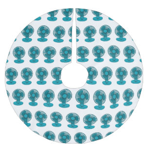 Saia Para Árvore De Natal De Poliéster Ilustração do desenho do ventilador