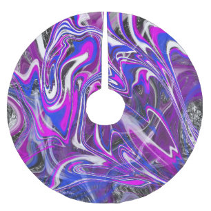 Saia Para Árvore De Natal De Poliéster Interruptores Pincéis de Colores