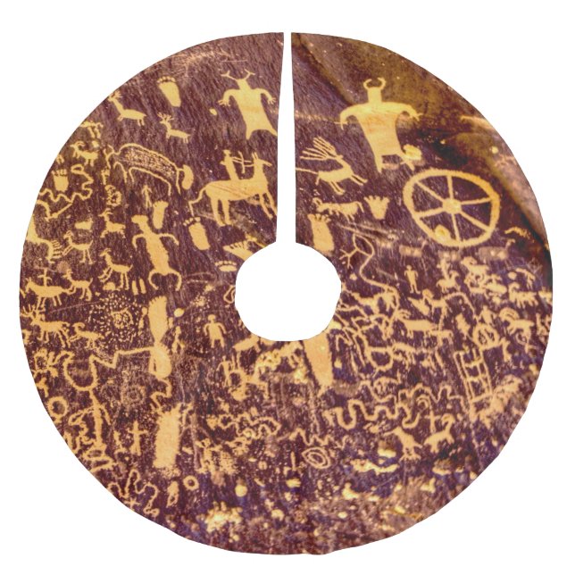 Saia Para Árvore De Natal De Poliéster Jornal Rock American Indian Utah (Frente)