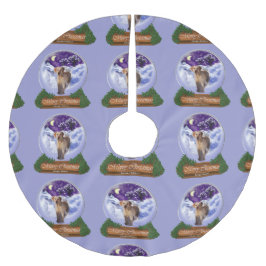 Saia Para Árvore De Natal De Poliéster Labrador Retriever Christmas