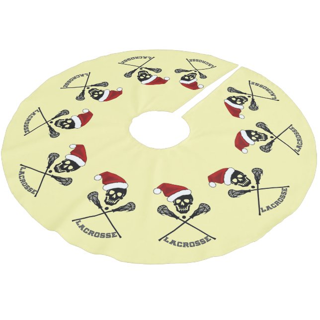 Saia Para Árvore De Natal De Poliéster Lacrosse Passa o Natal (Inclinado)