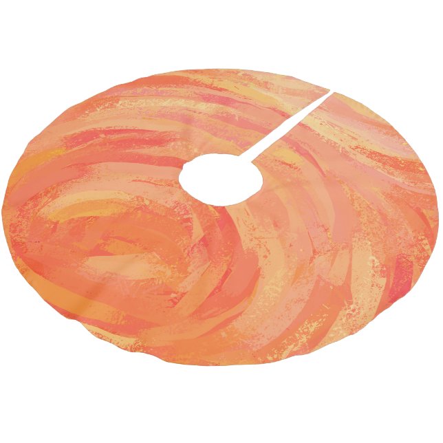 Saia Para Árvore De Natal De Poliéster Lago Fire (Inclinado)