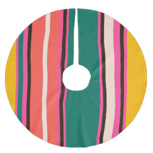 Saia Para Árvore De Natal De Poliéster Listras coloridas retrorreflectoras, fundo abstrat
