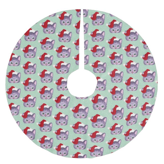 Saia Para Árvore De Natal De Poliéster Little Chloe (Frente)