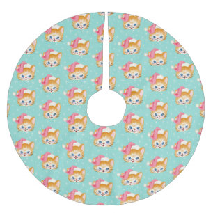 Saia Para Árvore De Natal De Poliéster Little Roo