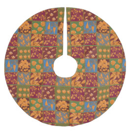 Saia Para Árvore De Natal De Poliéster Masha e 3 ursos