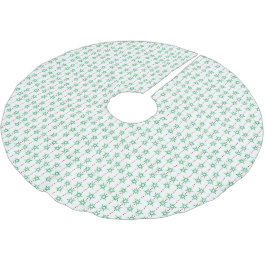 Saia Para Árvore De Natal De Poliéster Médio Mod Garland Tree Skirt