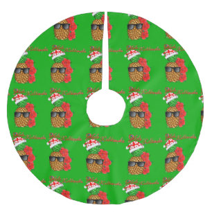 Saia Para Árvore De Natal De Poliéster Mele Kalikimaka