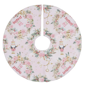 Saia Para Árvore De Natal De Poliéster Mensagem Personalizada de Beaux do Quebra-Cabeça R