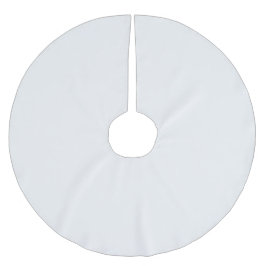 Saia Para Árvore De Natal De Poliéster Mínimo de uma casca branca, simples e elegante