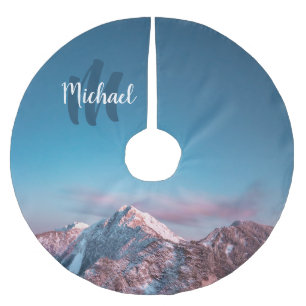 Saia Para Árvore De Natal De Poliéster Monograma do céu magnético Storžič Eslovênia