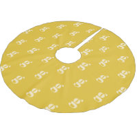 Monograma Moderno - Letra Inicial Creme Amarelo Pa