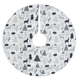 Saia Para Árvore De Natal De Poliéster Natal