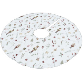 Saia Para Árvore De Natal De Poliéster Natal do Balé Nutcracker Elegante moderno