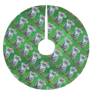 Saia Para Árvore De Natal De Poliéster Natal do Koala Bear