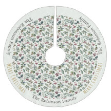 Natal Elegante Botânico com Padrão Floral Russo