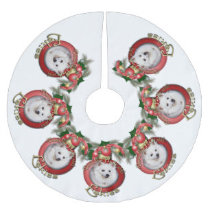 Saia Para Árvore De Natal De Poliéster Natal - plataforma os salões - Eskies