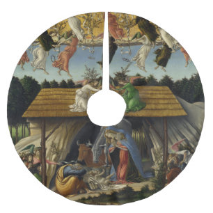 Saia Para Árvore De Natal De Poliéster Natividade Mystical por Sandro Botticelli