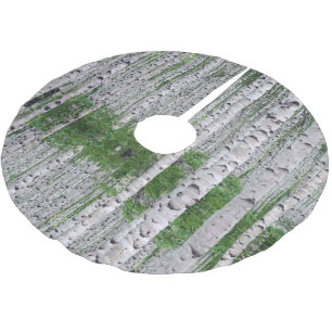 Saia Para Árvore De Natal De Poliéster Natureza da Floresta de Birch