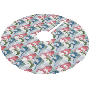 SAIA PARA ÁRVORE DE NATAL DE POLIÉSTER NEVE