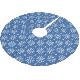 Saia Para Árvore De Natal De Poliéster Neve Têxtil