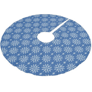 Saia Para Árvore De Natal De Poliéster Neve Têxtil