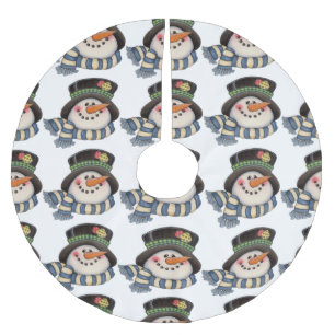 Saia Para Árvore De Natal De Poliéster Neves