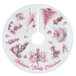 Saia Para Árvore De Natal De Poliéster O Balé Nutcracker