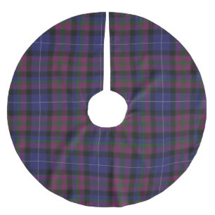 Saia Para Árvore De Natal De Poliéster Orgulho da Xadrez escocesa de Tartan