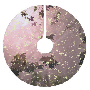 SAIA PARA ÁRVORE DE NATAL DE POLIÉSTER OUTONO