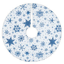 Padrão de Floco de Neve Azul