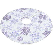 Padrão de Floco de Neve Roxo