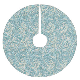 Saia Para Árvore De Natal De Poliéster Padrão Floral Arcádia de William Morris