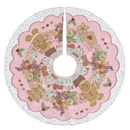 Saia Para Árvore De Natal De Poliéster Pão-de-açúcar Pia-de-Natal